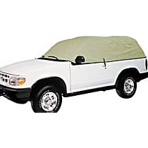 CP13510TF Truck Cab Top Cover - Tan, Flannel And Polycotton Blend, Custom Fit, Indoor, Sold individually