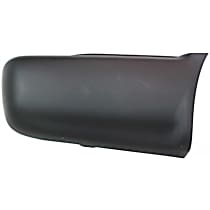 Rear, Passenger Side Bumper End, Primed Plastic