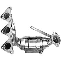 Front, Driver Side Catalytic Converter, 6 Cyl 3.8L, Federal EPA Standard, 46-State Legal (Cannot ship to CA, CO, NY or ME), Manifold Unit, Radiator Side