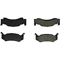 Front Semi-Metallic Brake Pad Set, C-Tek Series