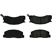 Front Semi-Metallic Brake Pad Set, 4-Wheel ABS, With Rear Disc Brake, C-Tek Series