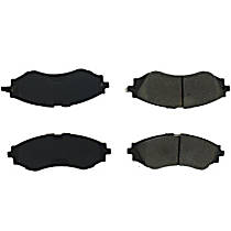 Front Semi-Metallic Brake Pad Set, C-Tek Series