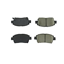 Front Semi-Metallic Brake Pad Set, C-Tek Series