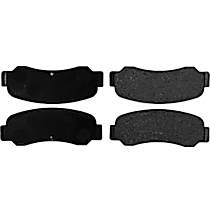Front Semi-Metallic Brake Pad Set, C-Tek Series
