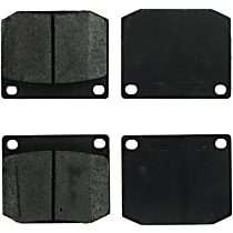 104.0002 Front 2-Wheel Set Semi-Metallic Brake Pads, Posi-Quiet Series