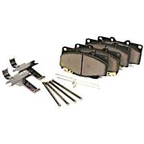 104.0236 Front Posi-Quiet Series Semi-metallic Brake Pad Set
