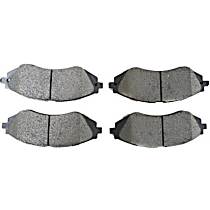 Front Ceramic Brake Pad Set, Posi-Quiet Series