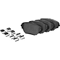 Front Semi-Metallic Brake Pad Set, Posi-Quiet Extended Wear Series