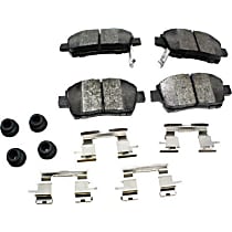 Front Semi-Metallic Brake Pad Set, Posi-Quiet Extended Wear Series