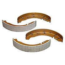 Rear Brake Shoe Set, DIESEL, 320mm x 75mm, Front Disc Brakes - Rear
