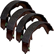 111.0873 Parking Brake Shoe - Direct Fit, 2-Wheel Set