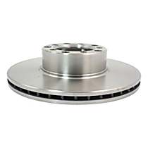 121.35008 Front, Driver or Passenger Side Brake Disc, Plain Surface, Vented, 5 Lugs, 277.88 mm,, Standard Series