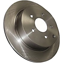 121.62009 Front, Driver or Passenger Side Brake Disc, Plain Surface, Vented, 5 Lugs 9.72 in. Standard Series