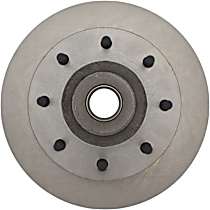 121.67002 Front, Driver or Passenger Side Brake Disc, Plain Surface, Vented, 5 Lugs, 265.94 mm,, Standard Series