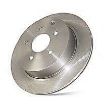 121.79014 Front, Driver or Passenger Side Brake Disc, Plain Surface, 6 Lugs, 390.65 mm,, Standard Series