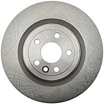Rear, Driver or Passenger Side Brake Disc, Plain Surface, 5 Lugs, 325.12 mm, 325mm Rear Disc, Except SVR, Standard Series