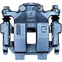 Brake Caliper, Remanufactured, Semi-loaded (Caliper & Hardware) Type, Sold Individually, Includes bracket