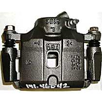 Front, Passenger Side Brake Caliper, Hatchback, FWD, From 10/90, Semi-loaded Series