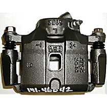 Front, Driver Side Brake Caliper, Hatchback, FWD, From 10/90, Semi-loaded Series
