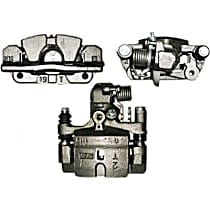Rear, Driver Side Brake Caliper, Hatchback, FWD, From 10/90, Semi-loaded Series