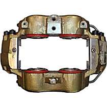 Front or Rear, Passenger Side Brake Caliper, 4 X 2, 64mm Caliper piston, From 4/03, With Front Disc, Semi-loaded Series