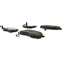 Front Semi-Metallic Brake Pad Set, Non-ABS, With Rear Disc Brake, Premium Series