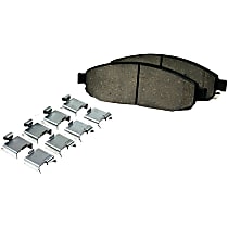 Front Aramid Fiber Brake Pad Set, 11 in. Rear Drum, JB6, JD6, Fleet Performance Series