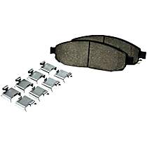 Front Fleet Performance Series Aramid Fiber Brake Pad Set