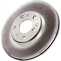 Front, Driver or Passenger Side Brake Disc, Plain Surface, Elemental Protection - Partial Coated Series