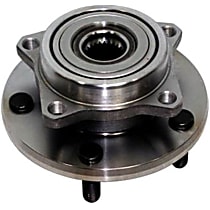 Front, Driver or Passenger Side Wheel Hub, 25T, With Bearing, C-Tek Series