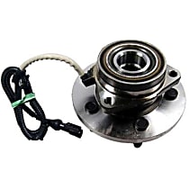 Front, Driver or Passenger Side Wheel Hub, 4WD, 14 mm Studs, From 12/99, 5 Lugs, With Bearing, C-Tek Series