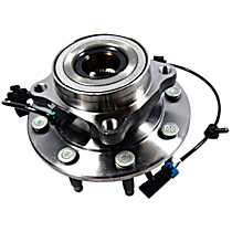 Front, Driver or Passenger Side Wheel Hub, 4WD, With Bearing, Premium Series