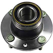 Rear, Driver or Passenger Side Wheel Hub, 4 Lugs, With Bearing, C-Tek Series