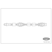 19036340 Front OE Replacement Series Brake Line