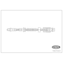 19037203 Front OE Replacement Series Brake Line