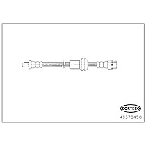 Rear Brake Line, Turbocharged, GAS, FWD