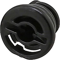 OE Replacement Series Oil Drain Plug - Black, Plastic, Standard, Direct Fit, Sold Individually
