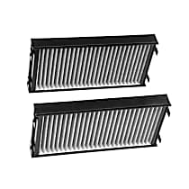 80000848 Cabin Air Filter Set for Fresh Air (Activated Charcoal) - Replaces OE Number 64-11-9-248-294