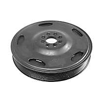 80001121 OE Replacement Series Crankshaft Pulley - Black, Steel, Sold Individually