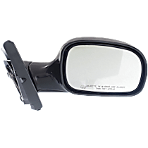 Passenger Side Mirror, Power, Manual Folding, Heated, Paintable, No Signal Light, No Memory, No Puddle Light, No Auto-Dimming, No Blind Spot Feature