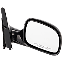 Passenger Side Mirror, Manual Adjust, Manual Folding, Non-Heated, Paintable, No Signal Light, No Memory, No Puddle Light, No Auto-Dimming, No Blind Spot Feature