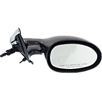 Passenger Side Mirror, Manual Adjust, Non-Heated, Paintable, Non-Folding, No Signal Light, No Blind Spot Feature, No Memory, No Puddle Light, No Auto-Dimming