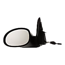 Driver Side Mirror, Manual Adjust, Non-Folding, Non-Heated, Textured Black, Without Signal Light, Without memory, Without Puddle Light, Without Auto-Dimming, Without Blind Spot Feature
