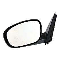Driver Side Mirror, Power, Non-Folding, Non-Heated, Textured Black, Without Signal Light, Without memory, Without Puddle Light, Without Auto-Dimming, Without Blind Spot Feature