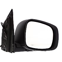 Passenger Side Mirror, Power, Manual Folding, Heated, With 1 Paintable and 1 Textured Black Cap, Without Signal Light, Memory, Puddle Light, Auto-Dimming, and Blind Spot Feature