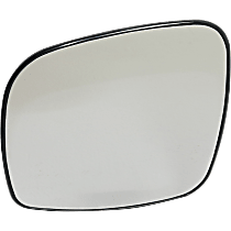 Driver Side Mirror Glass, Heated, Flat, With Backing Plate