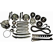 Timing Chain Kit, SOHC, With Accessory Drive Belt Kit, 8 Cyl 5.4L