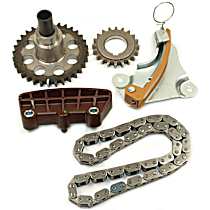 Timing Chain Kit, Primary Drive Kit, For Engines With Balance Shaft, 6 Cyl 4.0L