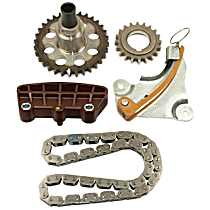 Timing Chain Kit, Primary Drive Kit, For Engines Without Balance Shaft, 6 Cyl 4.0L