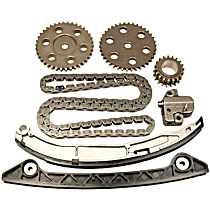 Timing Chain Kit, For Engines with 38 Tooth Camshaft Sprocket Design, 4 Cyl 2.3L